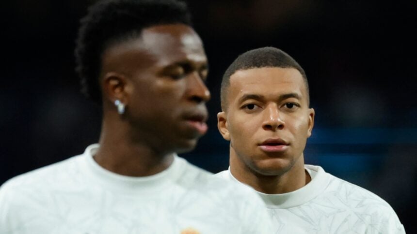 مبابي وفينيسيوس.. ثنائي ريال مدريد ما زال يبحث عن الكيمياء المفقودة