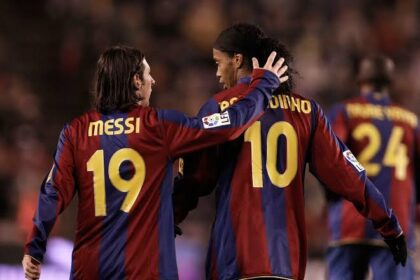 رونالدينيو وميسي.. البرازيلي الأب الروحي لنجم برشلونة
