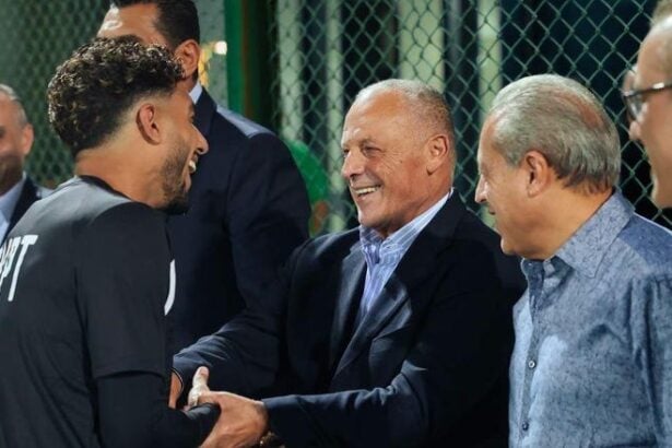 منتخب مصر يختتم تحضيراته في مركز المنتخبات بحضور وزير الرياضة