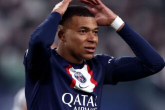 كيليان مبابي مهاجم ريال مدريد خلال مباراة