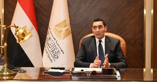 وزير الشباب والرياضة جوهر نبيل يتابع حالة مصابي فريق الجودو