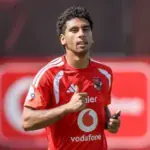 أحمد خالد كباكا لاعب الأهلي خلال مشاركته في مباراة