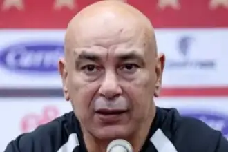 حسام حسن المدير الفني لمنتخب مصر وإبراهيم حسن مدير المنتخب
