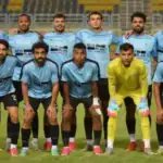 لاعبو غزل المحلة والاتحاد السكندري خلال مواجهة في الدوري المصري الممتاز
