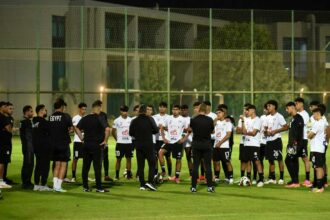 منتخب الناشئين ينهي تدريباته لكأس الخليج بمهاجم الأهلي