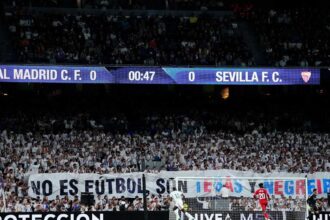 إشبيلية يسخر من تحكيم مباراة ريال مدريد بعد الخسارة 4-1
