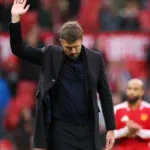 لاعبو مانشستر يونايتد خلال مباراة في الدوري الإنجليزي الممتاز
